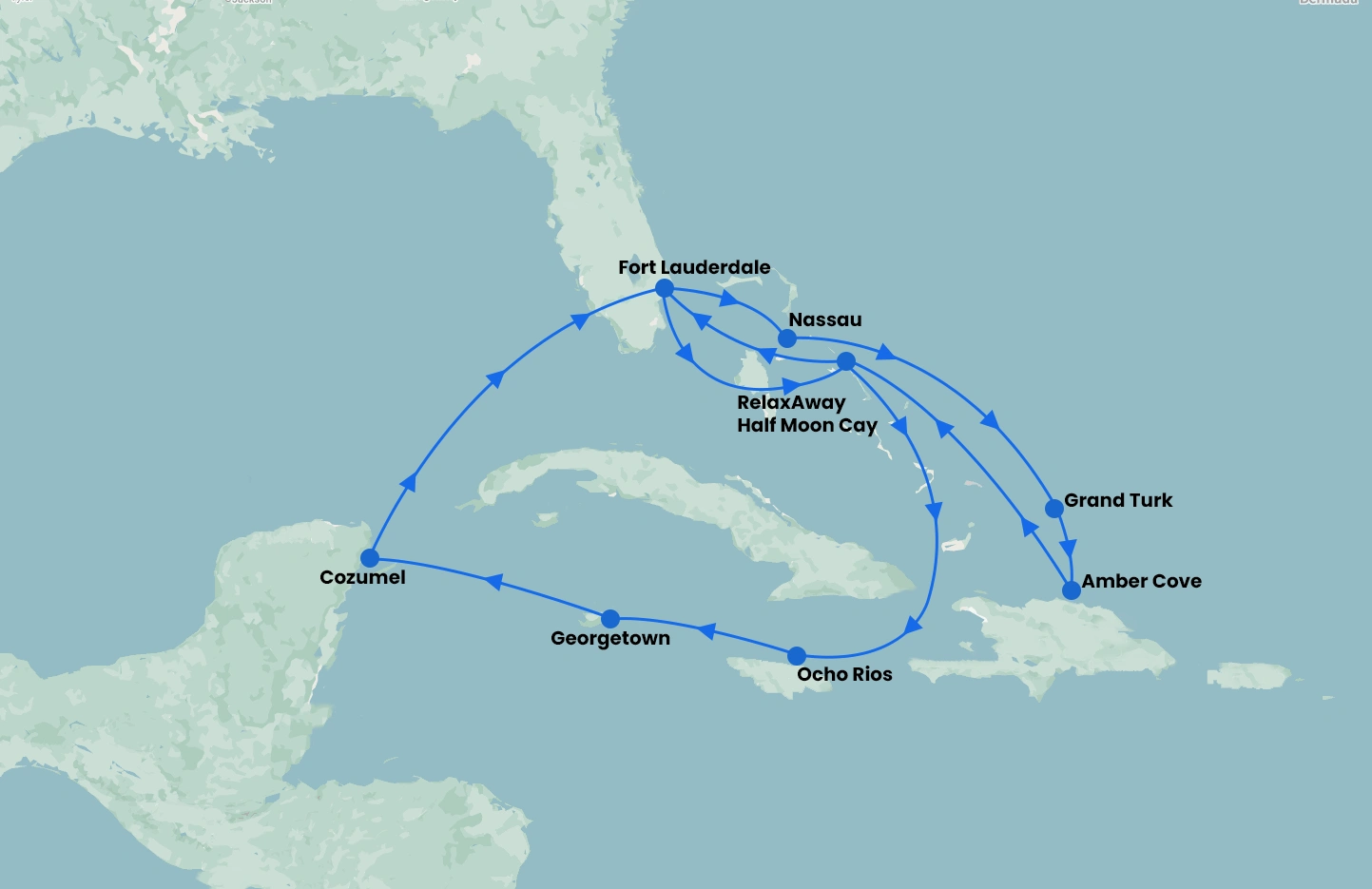 14 Nts Caribbean onboard Eurodam